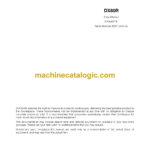 Doosan DX80R Crawler Excavator Shop Manual (Serial Number 50001 and Up)