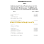 Daewoo GC15S-2, GC18S-2, GC20SC-2 Lift Truck Service Manual