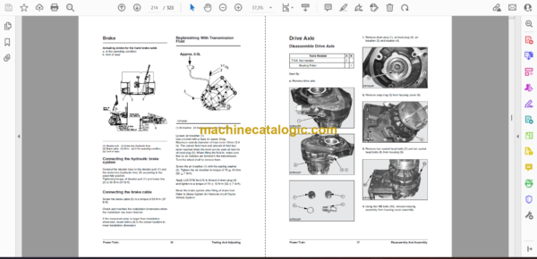 Doosan B15T-5, B18T-5, B20T-5 AC 36V, 48V; B16X-5, B18X-5, B20X-5 AC 48V Forklift Service Manual (SB4183E00) - Image 2