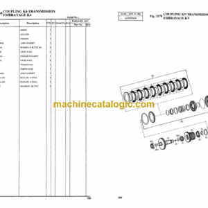 Doosan M160 Wheel Loader Tier 2 Parts Manual (Serial Number 2001 and UP)