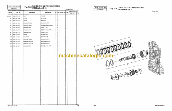 Doosan M160 Wheel Loader Tier 2 Parts Manual (Serial Number 2001 and UP) - Image 2
