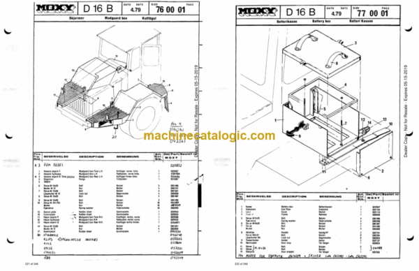 Doosan D16B Articulated Dump Truck Parts Manual - Image 2