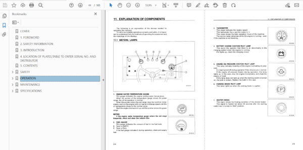 Komatsu JV100A-2, JV100WA-2, JV100WP-2 Vibratory Roller Operation and Maintenance Manual (SEAM012900) - Image 2