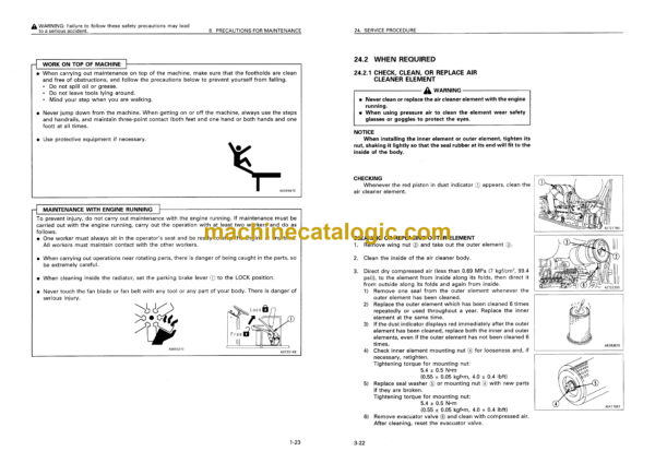 Komatsu JV100A-2, JV100WA-2, JV100WP-2 Vibratory Roller Operation and Maintenance Manual (SEAM012900) - Image 3