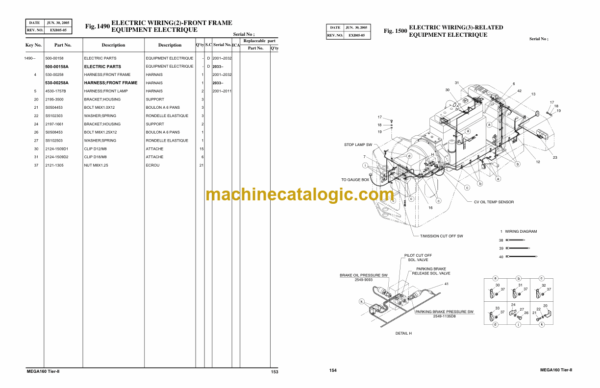Doosan M160 Wheel Loader Tier 2 Parts Manual (Serial Number 2001 and UP) - Image 4