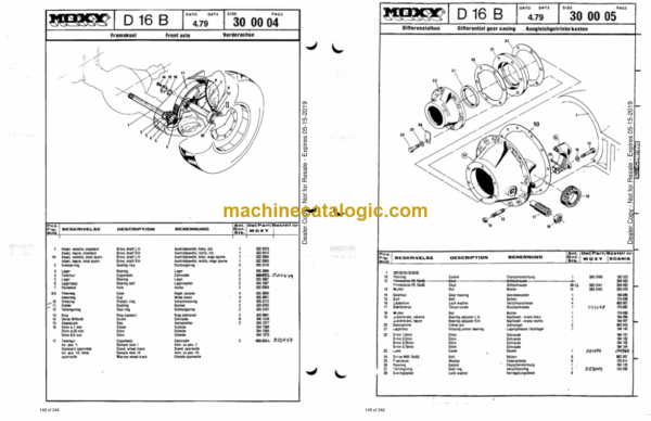 Doosan D16B Articulated Dump Truck Parts Manual - Image 4