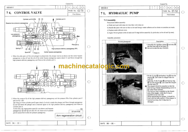 Sumitomo SH160-2 Hydraulic Excavator Shop Manual (WEL1501-0W) - Image 4