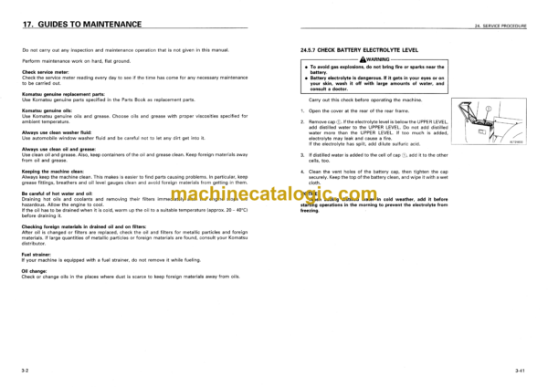 Komatsu JV100A-2, JV100WA-2, JV100WP-2 Vibratory Roller Operation and Maintenance Manual (SEAM012900) - Image 4