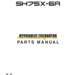 Sumitomo SH75X-6A Hydraulic Excavator Parts Manual (WCL0756-0T)