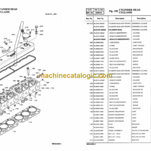 Doosan M300-3 Wheel Loader Parts Manual (4021-7126FEF)