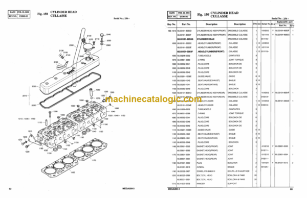 Doosan M300-3 Wheel Loader Parts Manual (4021-7126FEF) - Image 2