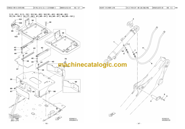 Sumitomo SH75X-6A Hydraulic Excavator Parts Manual (WCL0756-0T) - Image 3