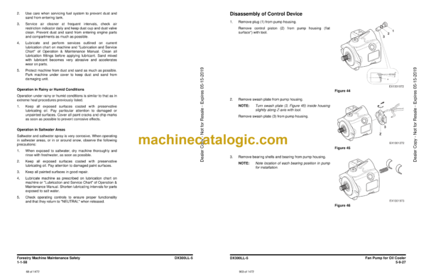 Doosan DX300LL-5 Log Loader Shop Manual (Serial Number 10001 and Up) - Image 3