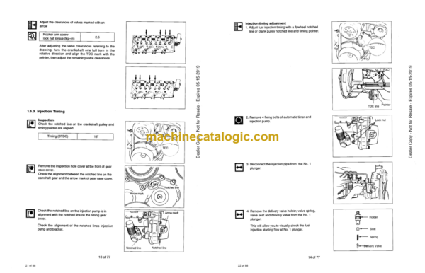 Doosan DB33 Diesel Engine Shop Manual (65-99897-8024) - Image 3