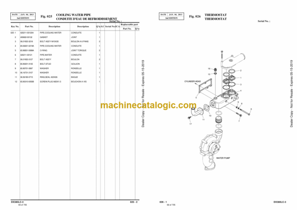 Doosan DX380LC-3 Excavator Parts Manual (Serial Number 1001 and Up) - Image 4