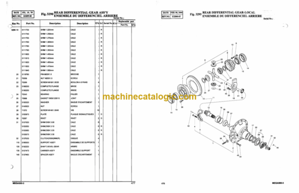 Doosan M300-3 Wheel Loader Parts Manual (4021-7126FEF) - Image 4