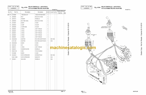 Doosan 430 Plus Skid Steer Loader Parts Manual - Image 4