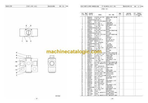 Sumitomo SH75X-6A Hydraulic Excavator Parts Manual (WCL0756-0T) - Image 4