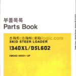 Daewoo 1340XL, DSL602 Skid Steer Loader Parts Manual (Serial Number 0001 and UP)