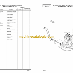 Doosan DX140W, DX160W Wheeled Excavator Parts Manual (Serial Number 5001 and UP)