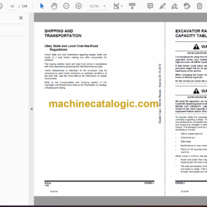 Doosan DX520LC Excavator Operation and Maintenance Manual (Serial Number 10005 and Up)