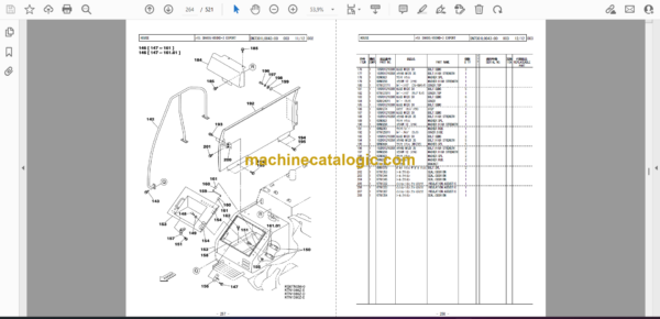 Sumitomo SH400-3, SH450HD-3 Hydraulic Excavator Full Parts Manual (WCLA400A31BH) - Image 2