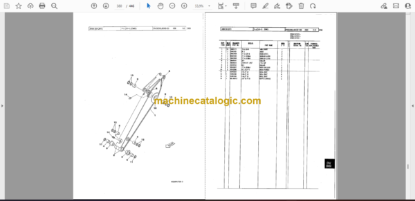 Sumitomo SH200-3 RV.GT, SH200LC-3 Hydraulic Excavator Parts Manual (WCL2020-00) - Image 2