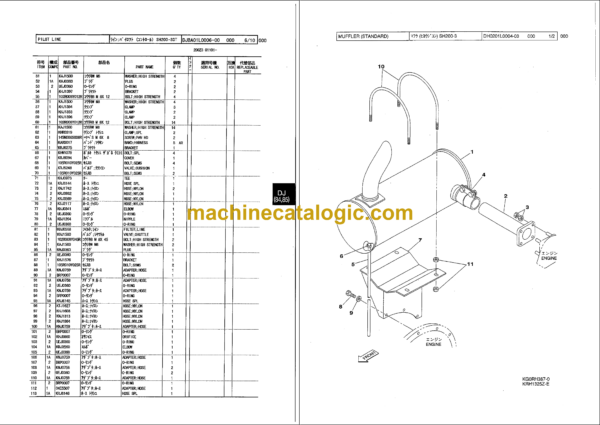 Sumitomo SH200-3 RV.GT, SH200LC-3 Hydraulic Excavator Parts Manual (WCL2020-00) - Image 3