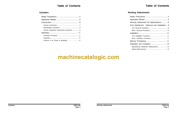 Doosan DX27Z Mini Crawler Excavator Shop Manual (Serial Number 5001 and Up) - Image 3