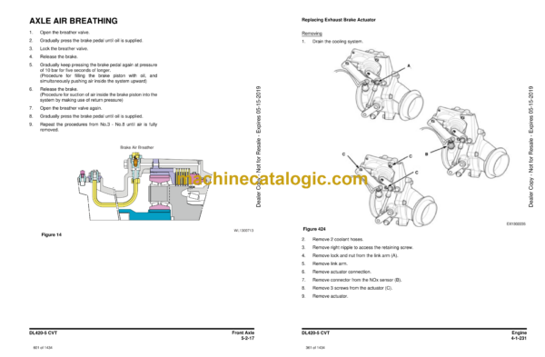 Doosan DL420-5 CVT Wheel Loader Shop Manual (Serial Number 10001 and Up) - Image 3