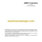 Doosan QSM11 Cummins Shop Manual (QSM11CUMMINSENG)