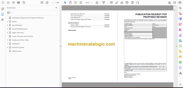 Doosan Mega 400-3 Wheel Loader Shop Manual (Serial Number 1001 and Up) - Image 2
