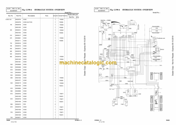 Doosan DA30 Articulated Dump Truck Parts Manual (Serial Number 7X0504 and UP) - Image 2