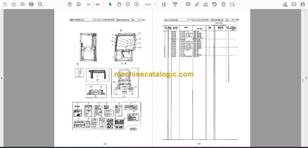 Sumitomo SH75X-3, SH75XU-3 Hydraulic Excavator Parts Manual (WLC0753-0W) - Image 3