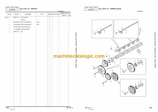 Doosan DA30 Articulated Dump Truck Parts Manual (Serial Number 7X0504 and UP) - Image 3