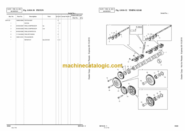 Doosan DA30 Articulated Dump Truck Parts Manual (Serial Number 7X0504 and UP) - Image 4