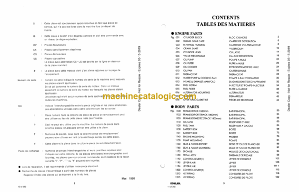 Doosan DD80, DD80L Dozer Parts Manual - Image 4