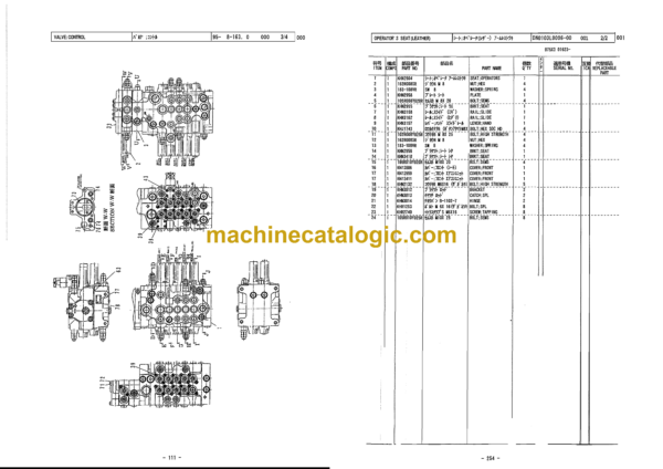 Sumitomo SH75X-3, SH75XU-3 Hydraulic Excavator Parts Manual (WLC0753-0W) - Image 4