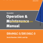 Doosan DX490LC-3, DX530LC-3 Excavator Operation and Maintenance Manual (Serial Number 10001 and Up)