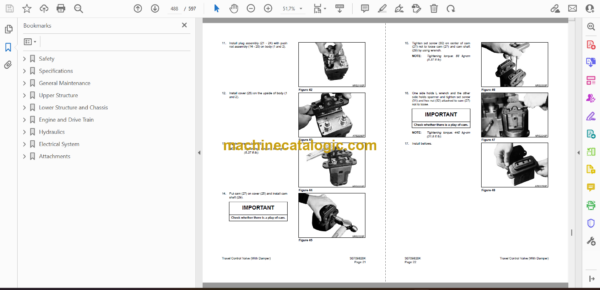 Doosan Daewoo Solar 340LC-V Excavator Shop Manual - Image 2