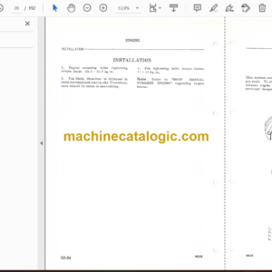 Komatsu WS16-2 Motor Scraper Shop Manual (WS16.2-BE1)