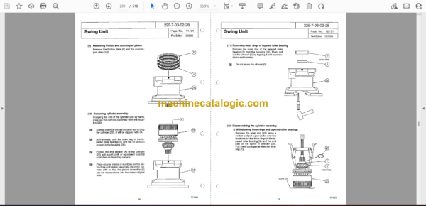 Sumitomo SH225X-3 Hydraulic Excavator Shop Manual (WLSM225X3-00W) - Image 2
