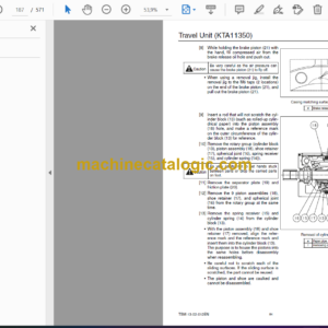 Sumitomo SH460HD, 480LHD-5, SH500LHD-5 Hydraulic Excavator Service Text & Troubleshooting Manual & Shop Manual
