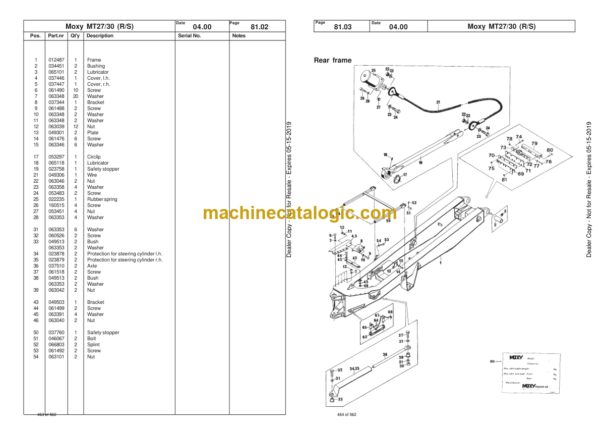 Doosan MT30 Articulated Dump Truck Parts Manual (Serial Number 354361 and UP) - Image 3
