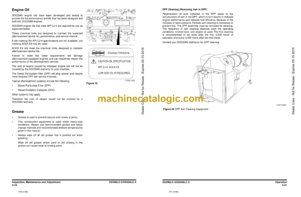 Doosan DX490LC-3, DX530LC-3 Excavator Operation and Maintenance Manual (Serial Number 10001 and Up) - Image 3