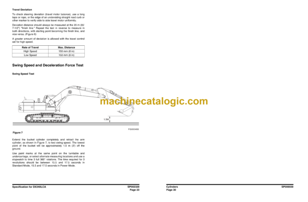 Doosan DX340LCA Hydraulic Excavator Shop Manual (Serial Number 5001 and Up) - Image 2