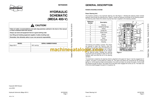 Doosan M400-V Wheel Loader Shop Manual (Serial Number 3001 and Up) - Image 4