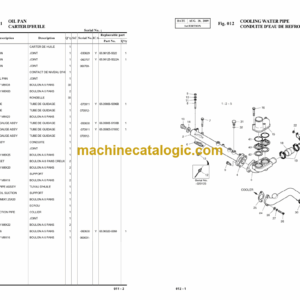 Doosan S500LC-V Excavator Parts Manual (Serial Number 1001 and UP)