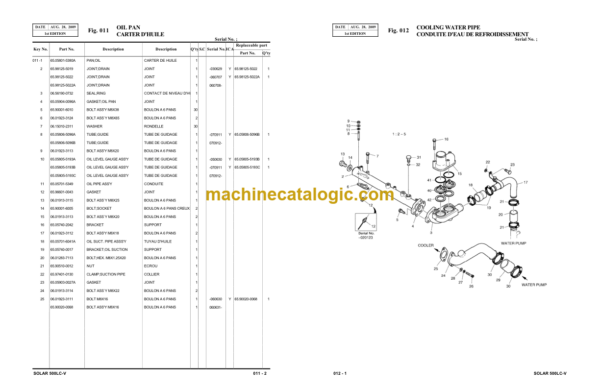 Doosan S500LC-V Excavator Parts Manual (Serial Number 1001 and UP) - Image 2