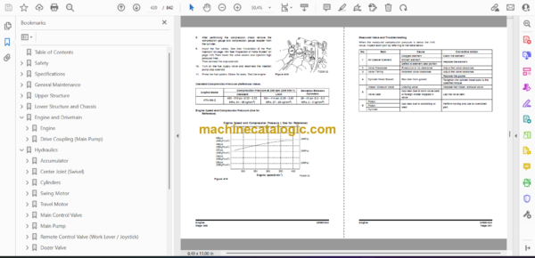 Doosan DX55 Crawler Excavator Shop Manual (K1038080E) - Image 2